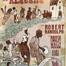 Rare Concert Poster. Blind boys Of Alabama. (20”x14”)
