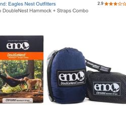 Hammock Eno DoubleNest Hammock + Straps Combo