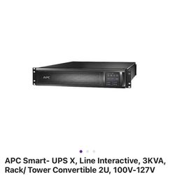 New Sealed APC Smart- UPS X Line Interactive 3K VA Rack/ Tower