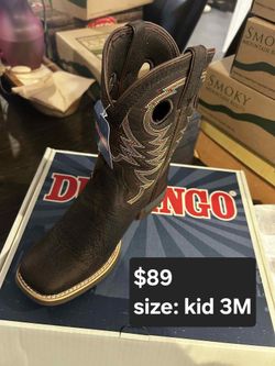 Durango Kids 3M Size Boots (Dark Brown) (Brand New)