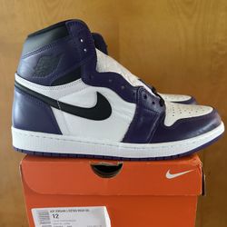 Air Jordan 1 Court Purple 