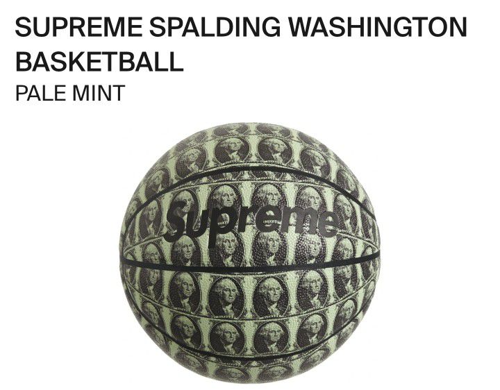 Supreme Spalding Pale Mint Basketball for Sale in Indio, CA - OfferUp