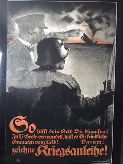 Print Of WW I German Propaganda Poster