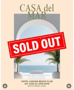 Casa Del Mar LAGUNA BEACH. TODAY! 6/20