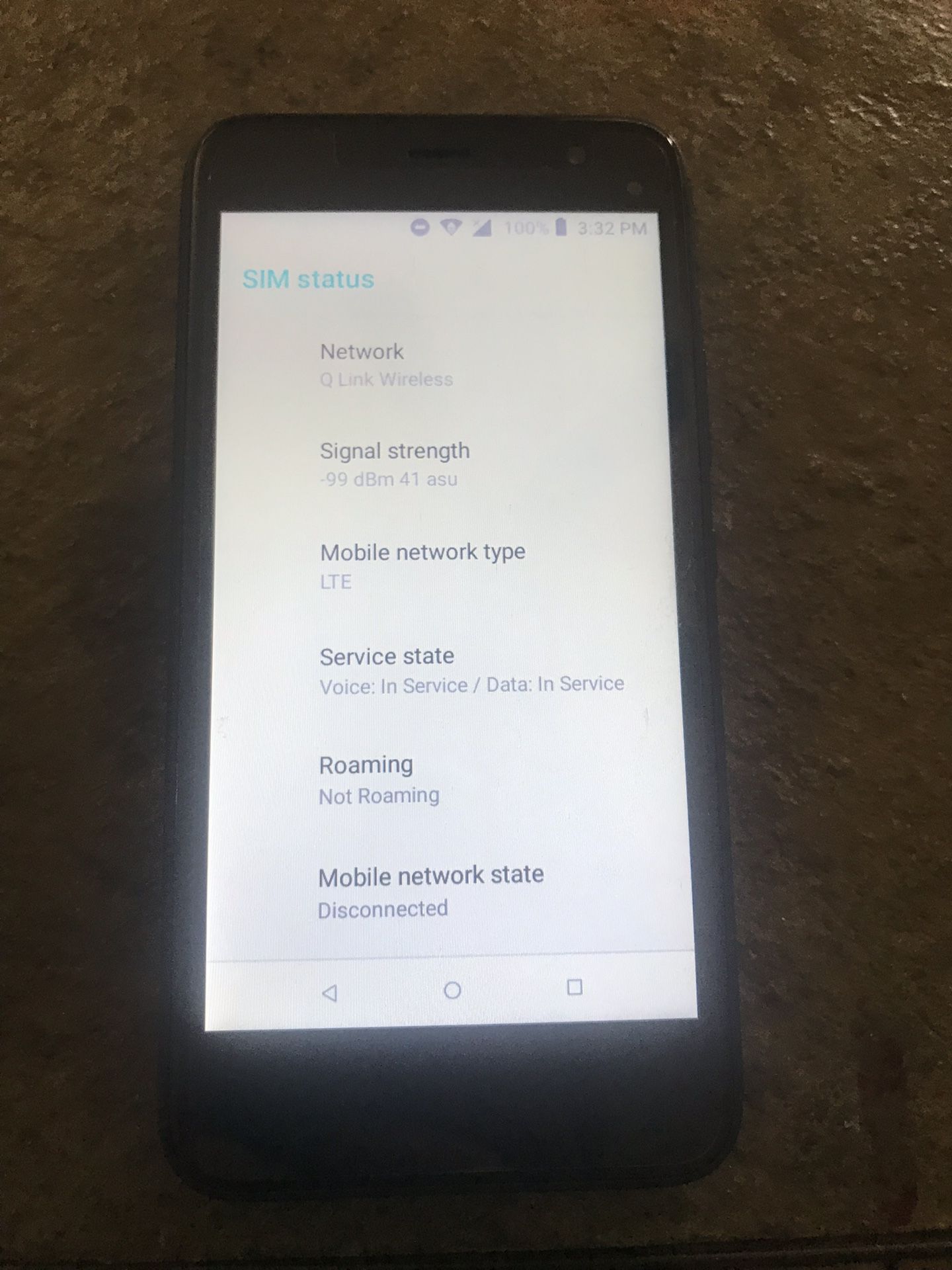 Hot Pepper Poblano VLE5 QLink Wireless Active Serivce Android Go Black