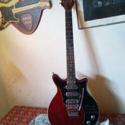 Brian May Guitarist Of Queen Band Guitar Authentic 