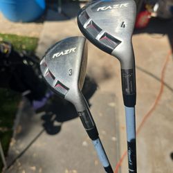 Callaway razr 3 and 4 golf club drivers