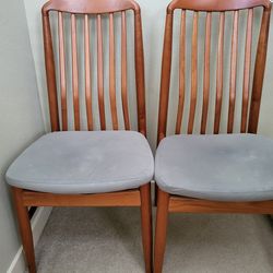 Mid-century modern Teak dining chairs- Benny Linden Design