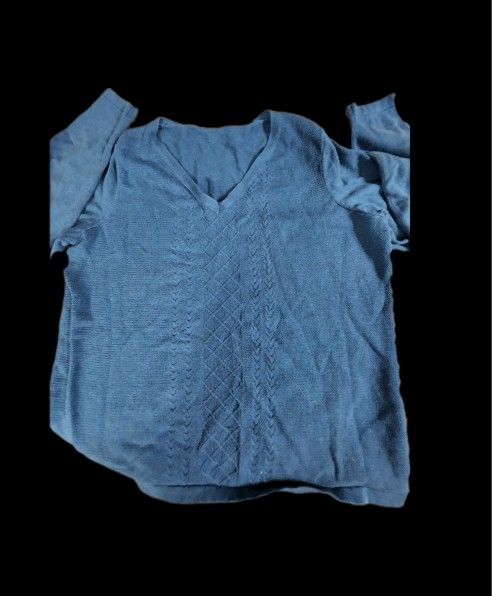 Talbot Womens Blue Sweater Size 1X