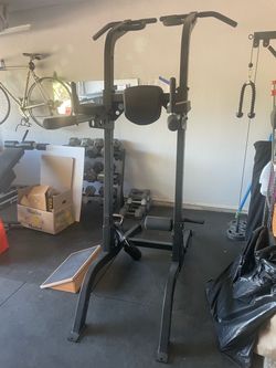 Pull up, dips power tower