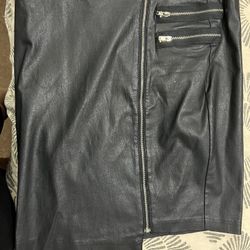 Leather Skirt 