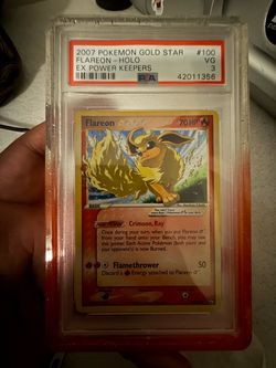 Flareon Gold Star PSA 3