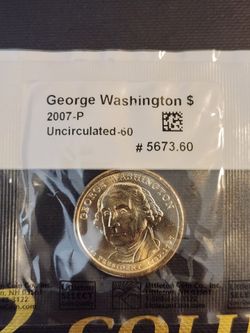 2007-P George Washington Presidential Dollar Uncirculated