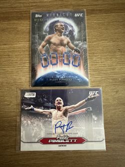 UFC Topps Paddy Pimblett autograph and limited 1/12