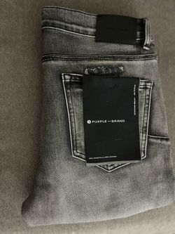 Purple jeans