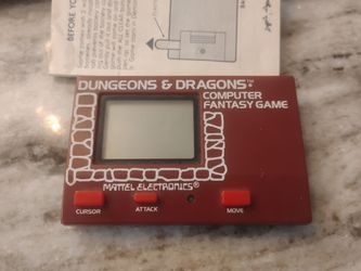 1971 dungeons and dragons handheld game