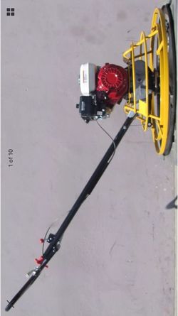 New 37" power concrete trowel