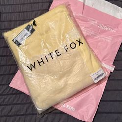 White Fox With Love Always Oversized Hoodie