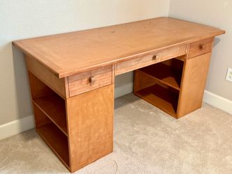 Custom maple desk