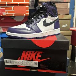 Air Jordan 1 High “Court Purple 2.0” size 7