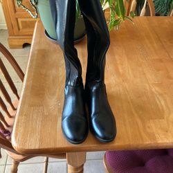 Black Knee-High Boots