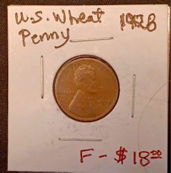 $18 - US 1928 Wheat PENNY
