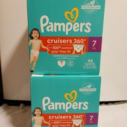 Pampers Cruisers Size7 Pull On Diapers 40$
