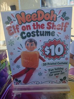 Elf on the shelf Needoh costume