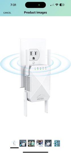 WiFi Extender, 2023 Fastest WiFi Booster 1200Mbps Dual Band (5GHz/2.4GHz) WiFi Extenders Signal Booster for Home, Internet Booster WiFi Repeater Cover
