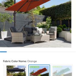 Red Patio Umbrella
