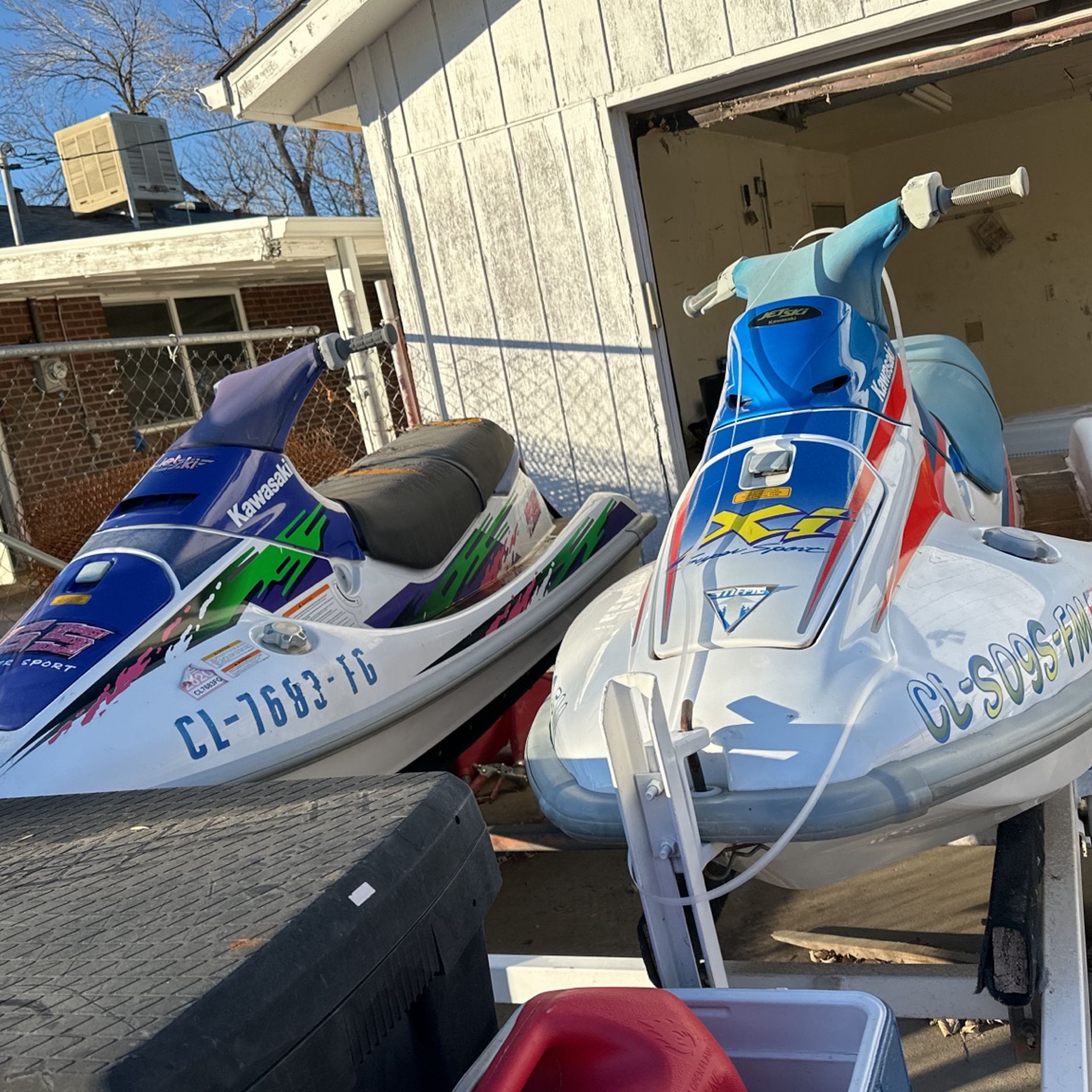 2 Kawasaki Jet Skis