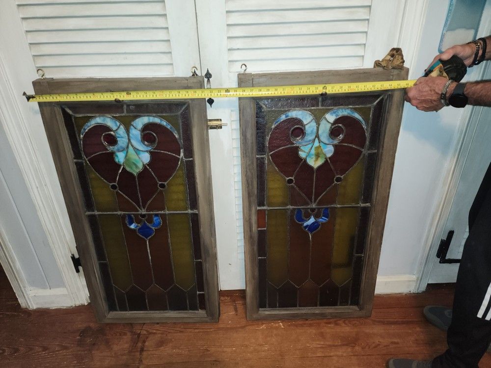 Antique Stained Glass Windows 