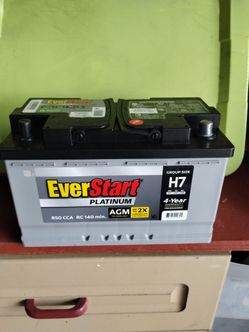 EverStart Platinum 12-Volt Battery Brand New