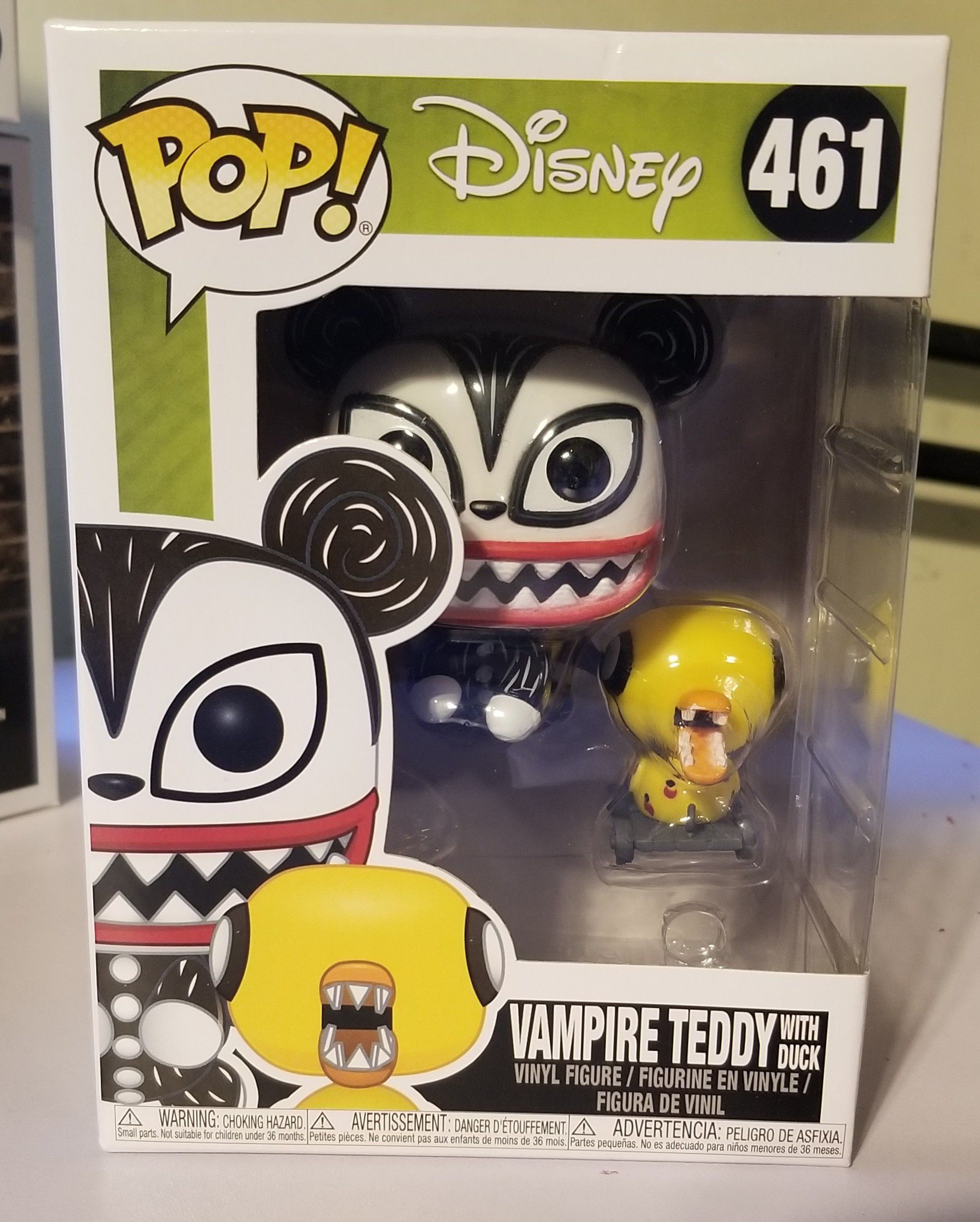 Disney T.N.B.C vampire teddy with duck funko pop