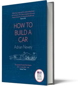 Book - how to build a car by Adrian Newey