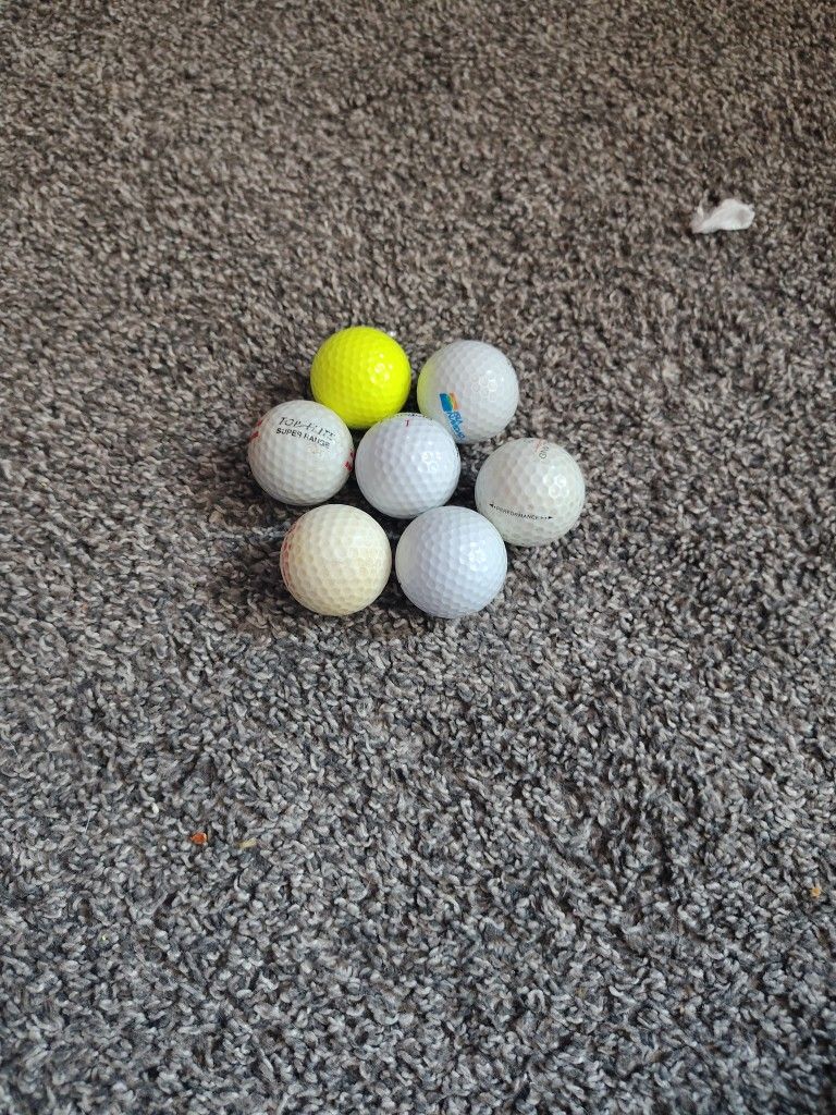 7 golf balls