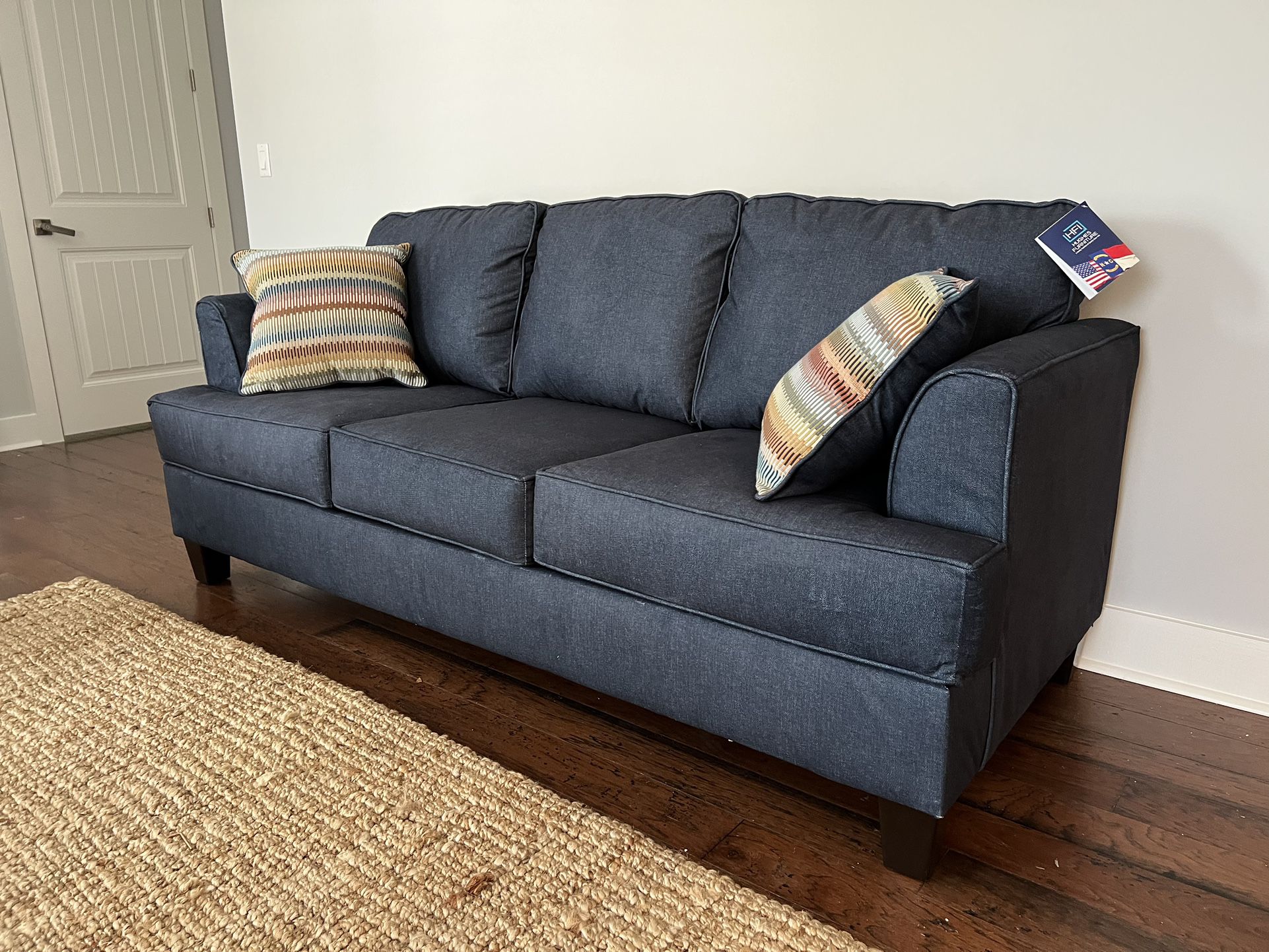 Sleeper Sofa In Stock Comes With Queen Size Mattress. Free Delivery Same Day. 90 Days Same As Cash Financing Available 