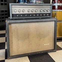 Silvertone 1484 Tube head and cab 1960s Vintage 