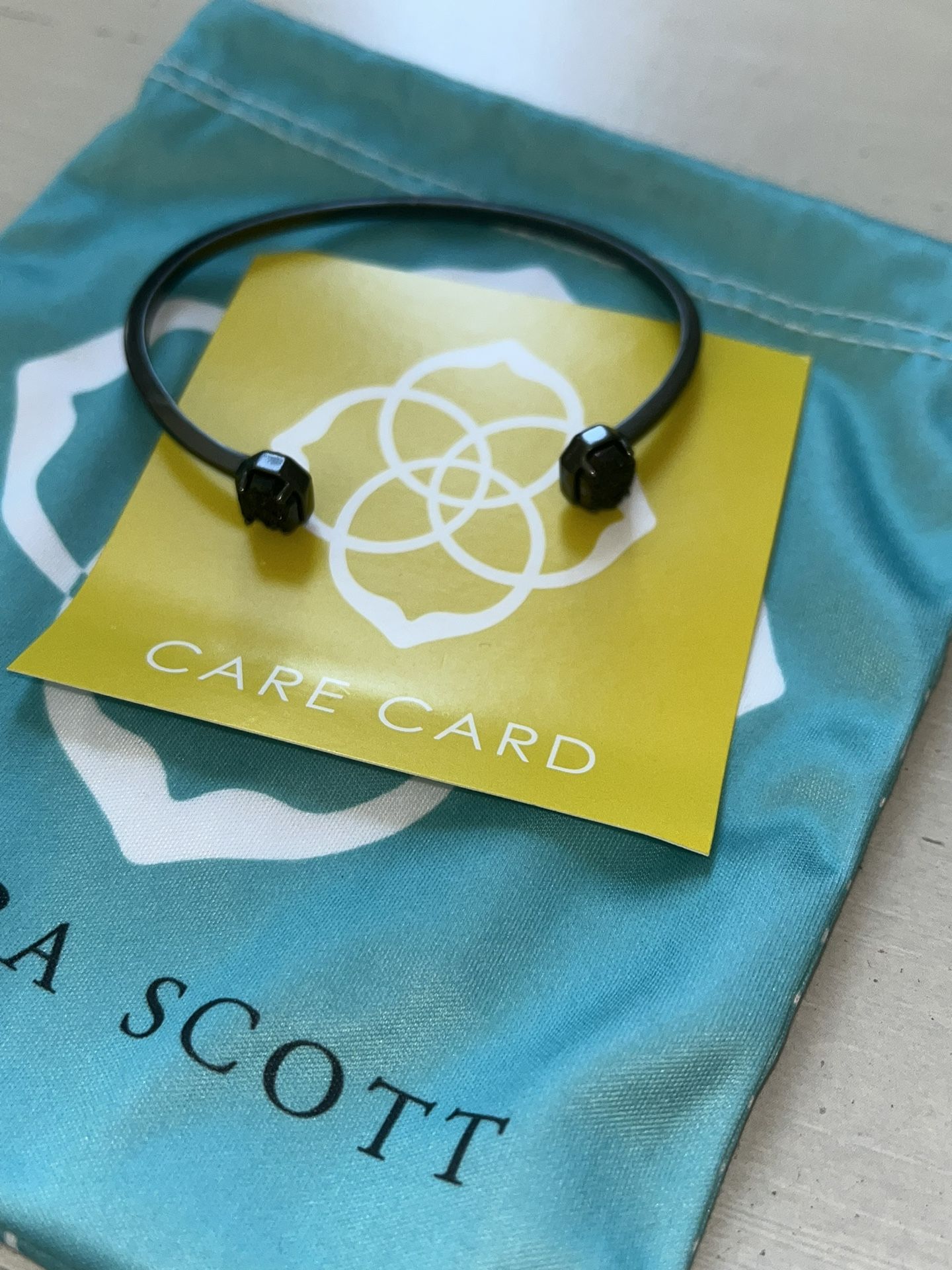 Kendra Scott Teddy Black Drusy Bracelet 