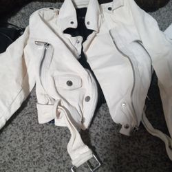White Leather Jacket