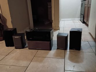 Sony AV Receiver with Bookshelf Speakers Set