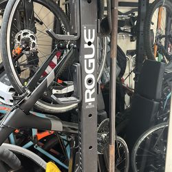 Rogue S-2 Squat Stand 2.0 with accessories