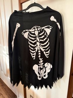 Skeleton poncho