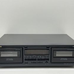 Onkyo Dual Cassette Deck TA RW-244 Tested and Working 