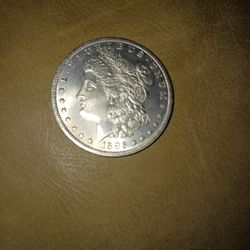 1896 Morgan Silver Dollar, Very High Grade, Possibly (Deep Mirror Proof Like)