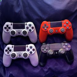 PS4 Controllers ( For Parts)