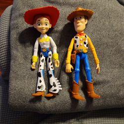 2017 Disney Pixar Woody & Jesse Figurines 