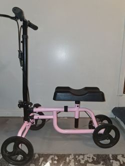 Adult Pink Knee Scooter / Knee Walker in excellent condition.