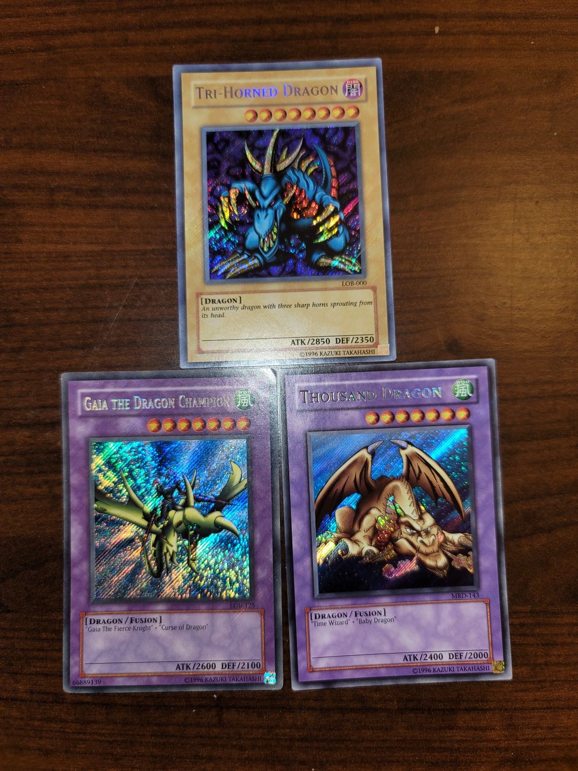 Yugioh oldschool secret rare cards