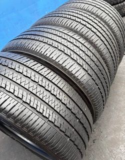 235 60 18 Bridgestone I sell this Seth of tires with 80% life the 4